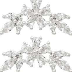 Bijou Brigitte Blumenschmuck|Ohrstecker>Ohrstecker - Floral Sparkle silber