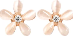 Bijou Brigitte Blumenschmuck|Ohrstecker>Ohrstecker - Floral Sweetness rosa, roségold