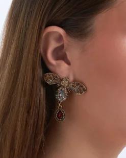 Bijou Brigitte Ohrringe Gold|Ohrstecker>Ohrstecker - Flying Gleam gold, orange