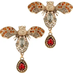 Bijou Brigitte Ohrringe Gold|Ohrstecker>Ohrstecker - Flying Gleam gold, orange