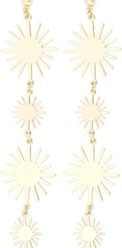 Bijou Brigitte Ohrringe Gold|Boho-Schmuck><noscript><img width=