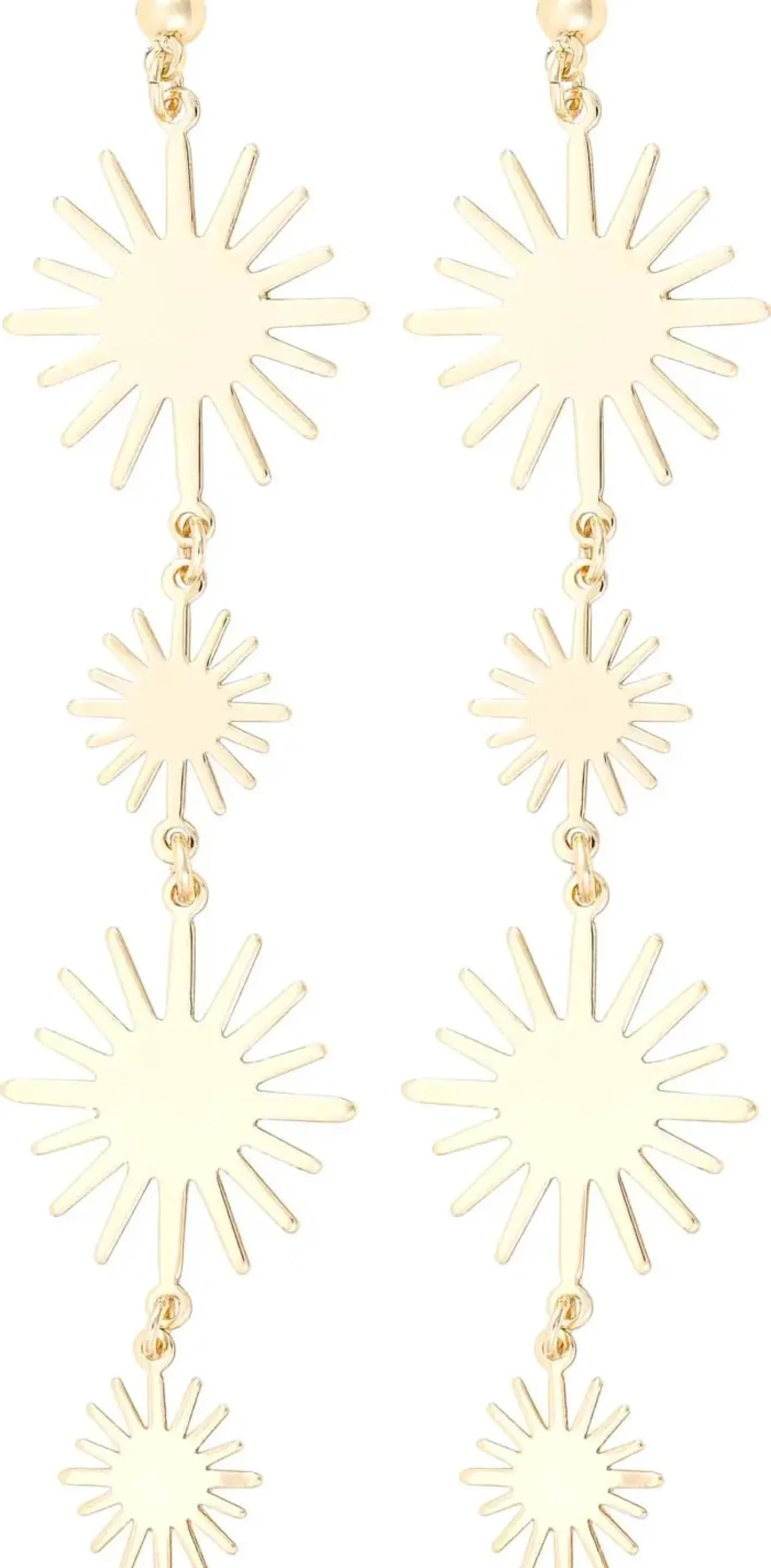 Bijou Brigitte Ohrringe Gold|Boho-Schmuck>Ohrstecker - Four Suns gold