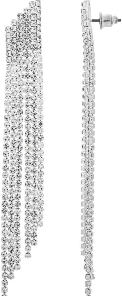 Bijou Brigitte Hochzeitsgäste|Ohrstecker>Ohrstecker - Glamorous Waterfall silber