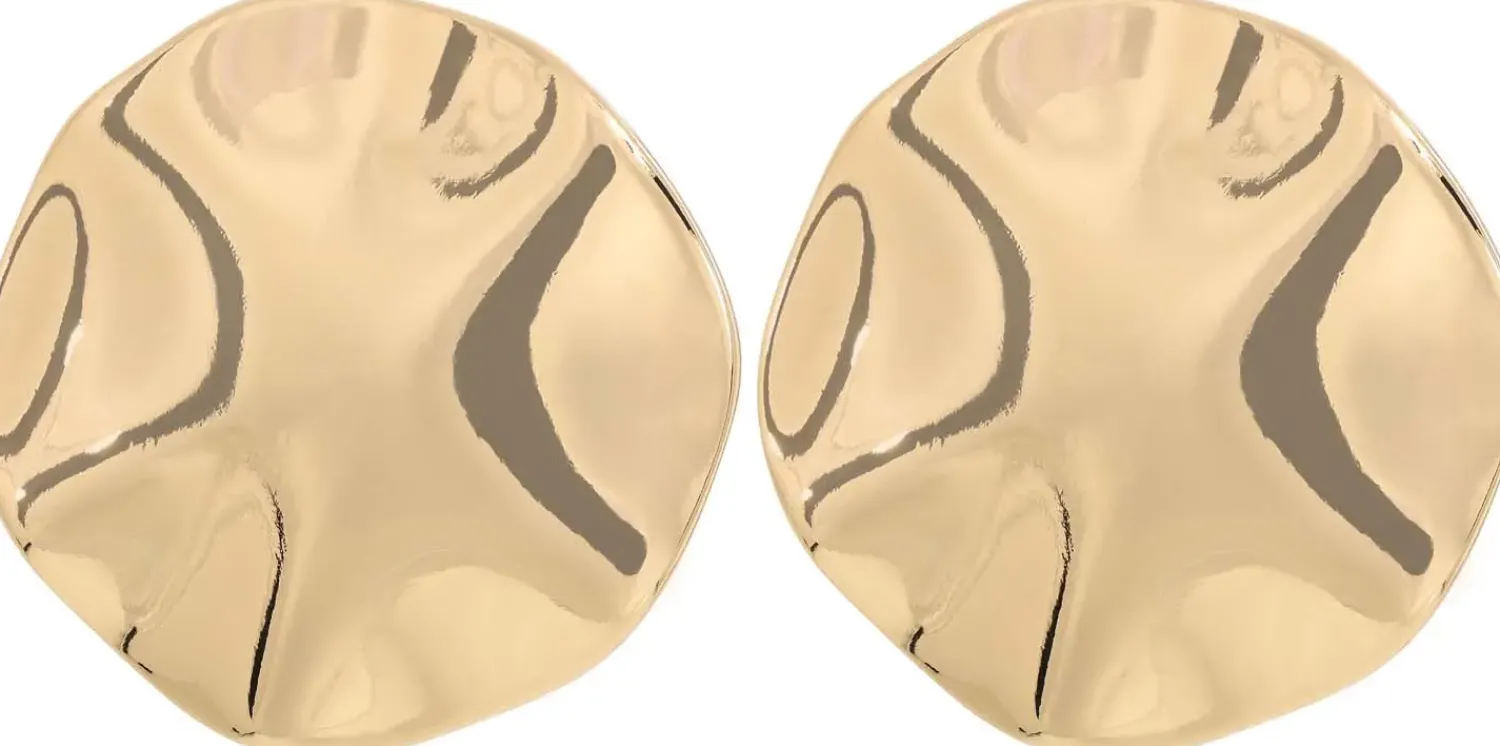 Bijou Brigitte Ohrringe Gold|Ohrstecker>Ohrstecker - Gleaming Plates gold