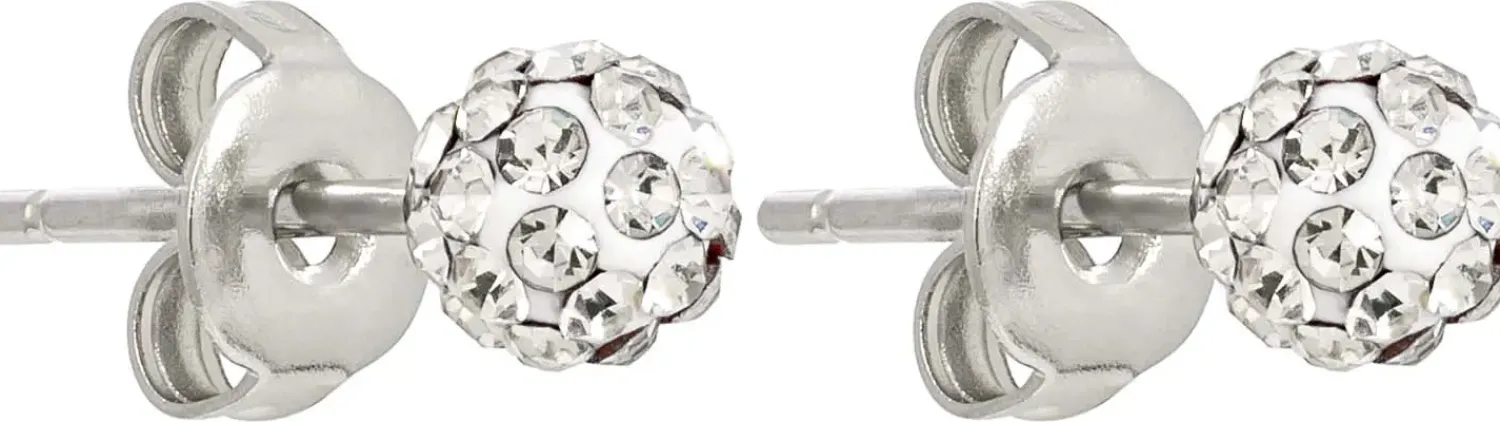 Bijou Brigitte Wasserfester Schmuck|Herrenohrringe>Ohrstecker - Gleaming Steel silber