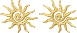 Bijou Brigitte Edelstahlschmuck In Gold|Ohrstecker>Ohrstecker - Gleaming Sun gold