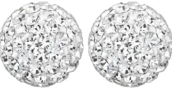 Bijou Brigitte Brautohrringe|Ohrringe 925Er Silber>Ohrstecker - Glitterball silber