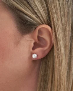 Bijou Brigitte Brautohrringe|Ohrringe 925Er Silber>Ohrstecker - Glorious Pearl silber