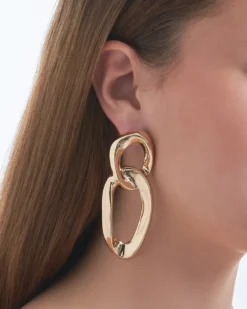 Bijou Brigitte Ohrringe Gold|Ohrstecker>Ohrstecker - Glossy Links gold
