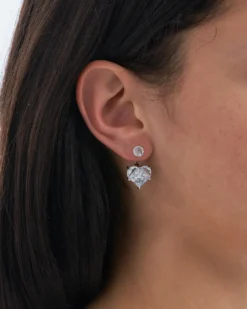 Bijou Brigitte Für Bestimmte Personen|Ohrstecker>Ohrstecker - Glowy Hearts silber