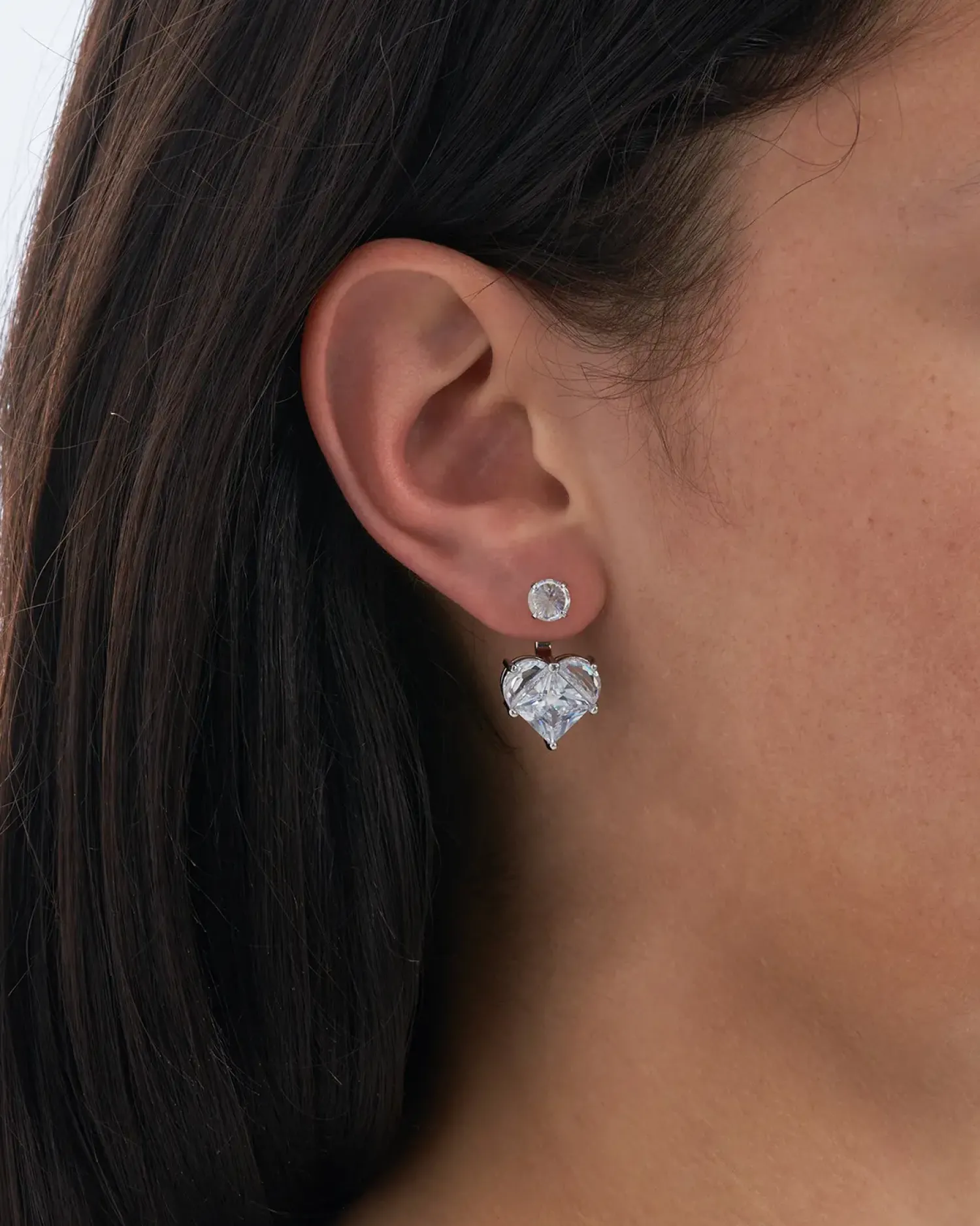 Bijou Brigitte Für Bestimmte Personen|Ohrstecker>Ohrstecker - Glowy Hearts silber