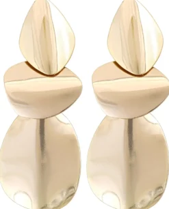 Bijou Brigitte Ohrringe Gold|Ohrstecker>Ohrstecker - Glowy Plates gold