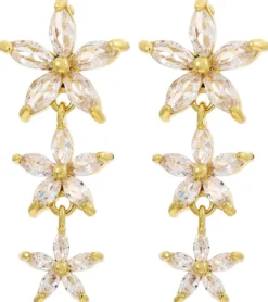 Bijou Brigitte Ohrringe Gold|Blumenschmuck>Ohrstecker - en Blossom gold