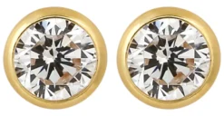 Bijou Brigitte Ohrringe Gold|Silver Crystals>Ohrstecker - en Dot gold