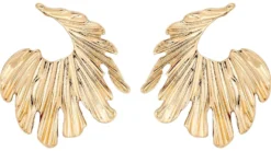Bijou Brigitte Ohrringe Gold|Ohrstecker>Ohrstecker - en Feather gold