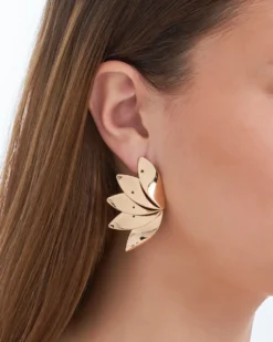 Bijou Brigitte Ohrringe Gold|Blumenschmuck>Ohrstecker - en Flowers gold
