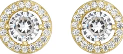 Bijou Brigitte Silver Crystals|Ohrstecker>Ohrstecker - en Sparkle gold