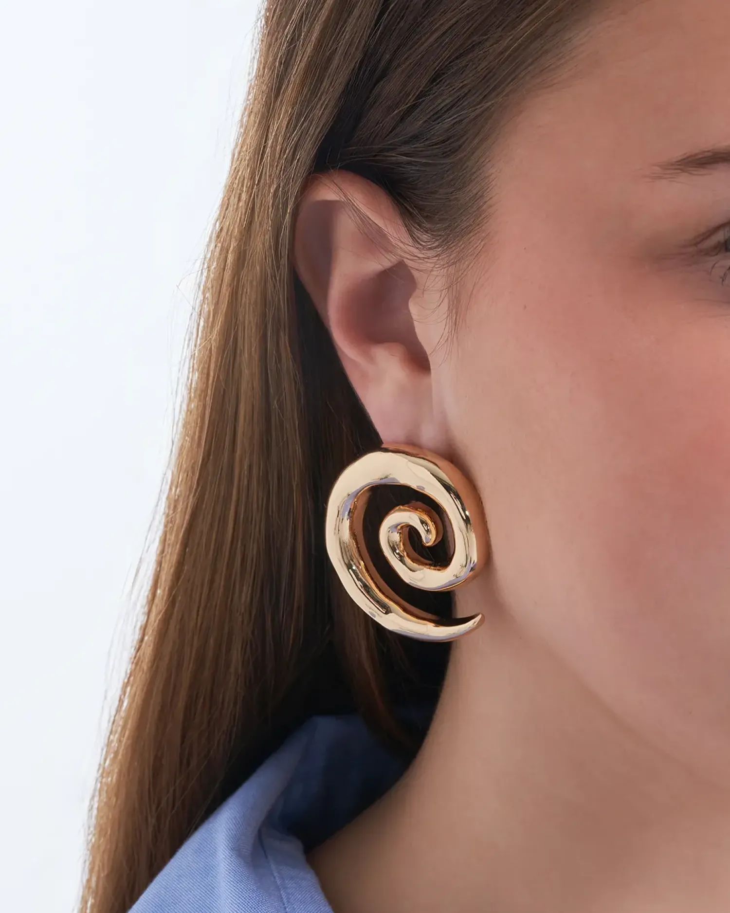 Bijou Brigitte Ohrringe Gold|Ohrstecker>Ohrstecker - en Spirals gold