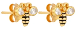 Bijou Brigitte Ohrringe Gold|Silver Crystals>Ohrstecker - en Stitch gold
