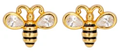 Bijou Brigitte Ohrringe Gold|Silver Crystals>Ohrstecker - en Stitch gold