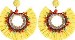 Bijou Brigitte Ohrstecker>Ohrstecker - Golden Sunshine gelb