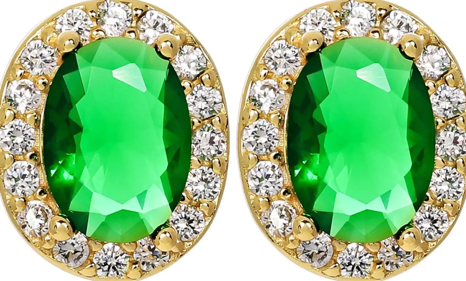 Bijou Brigitte Ohrringe 925Er Silber|Ohrringe 925Er Silber>Ohrstecker - Green Princess grün