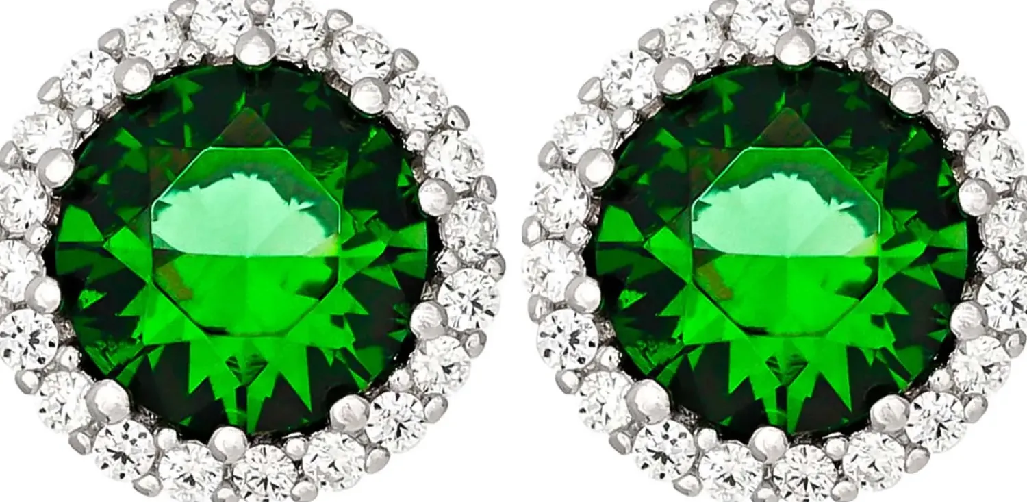 Bijou Brigitte Ohrringe 925Er Silber|Ohrringe 925Er Silber>Ohrstecker - Green Wonder grün