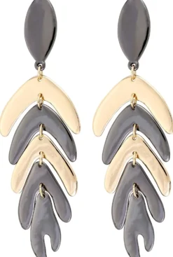 Bijou Brigitte Ohrringe Gold|Ohrstecker>Ohrstecker - Grey Bones gold, grau