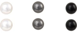 Bijou Brigitte Ohrstecker>Ohrstecker - Grey Pearls