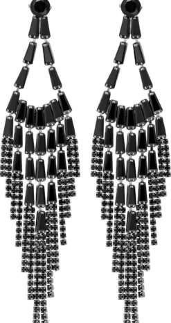 Bijou Brigitte Ohrstecker>Ohrstecker - Grey Sparkle grau