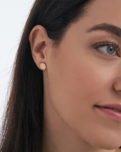 Bijou Brigitte Ohrringe Gold|Ohrstecker>Ohrstecker - Hammered gold