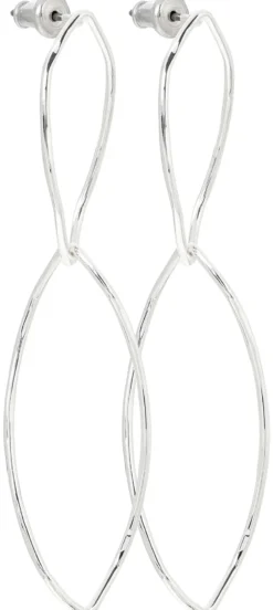 Bijou Brigitte Ohrstecker>Ohrstecker - Hammered Ovals silber