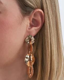 Bijou Brigitte Ohrringe Gold|Ohrstecker>Ohrstecker - Hammered Spark gold