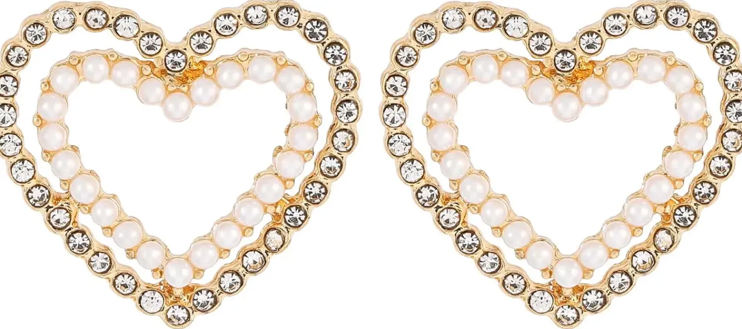 Bijou Brigitte Ohrstecker>Ohrstecker - Heart Duo