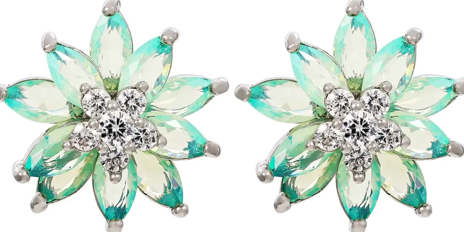 Bijou Brigitte Pastellschmuck|Ohrstecker>Ohrstecker - Iced Flower blau