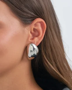 Bijou Brigitte Basics|Ohrstecker>Ohrstecker - Irregular Silver silber