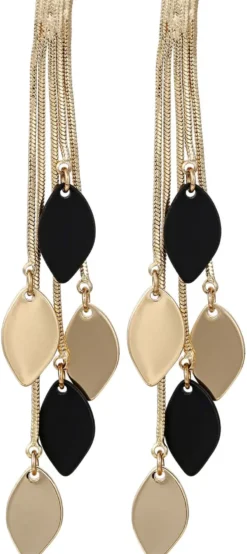 Bijou Brigitte Ohrringe Gold|Ohrstecker>Ohrstecker - Leaf Waterfall gold
