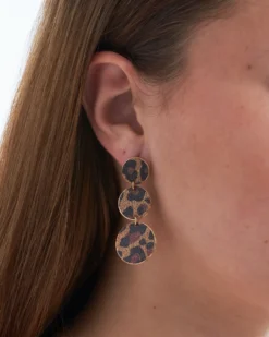Bijou Brigitte Leo-Schmuck|Ohrstecker>Ohrstecker - Leo Circles braun