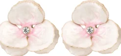 Bijou Brigitte Blumenschmuck|Ohrstecker>Ohrstecker - Light Wonder rosa