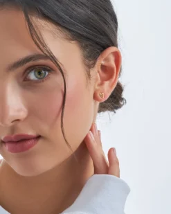 Bijou Brigitte Ohrringe Gold|Ohrstecker>Ohrstecker - Little Heart gold