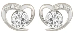 Bijou Brigitte Silver Crystals|Ohrstecker>Ohrstecker - Little Kiss silber