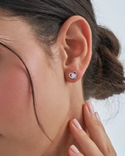 Bijou Brigitte Silver Crystals|Ohrstecker>Ohrstecker - Little Kiss silber