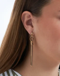 Bijou Brigitte Ohrringe Gold|Ohrstecker>Ohrstecker - Long Glamour gold