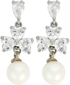 Bijou Brigitte Ohrstecker>Ohrstecker - Lovely Pearl weiß, silber
