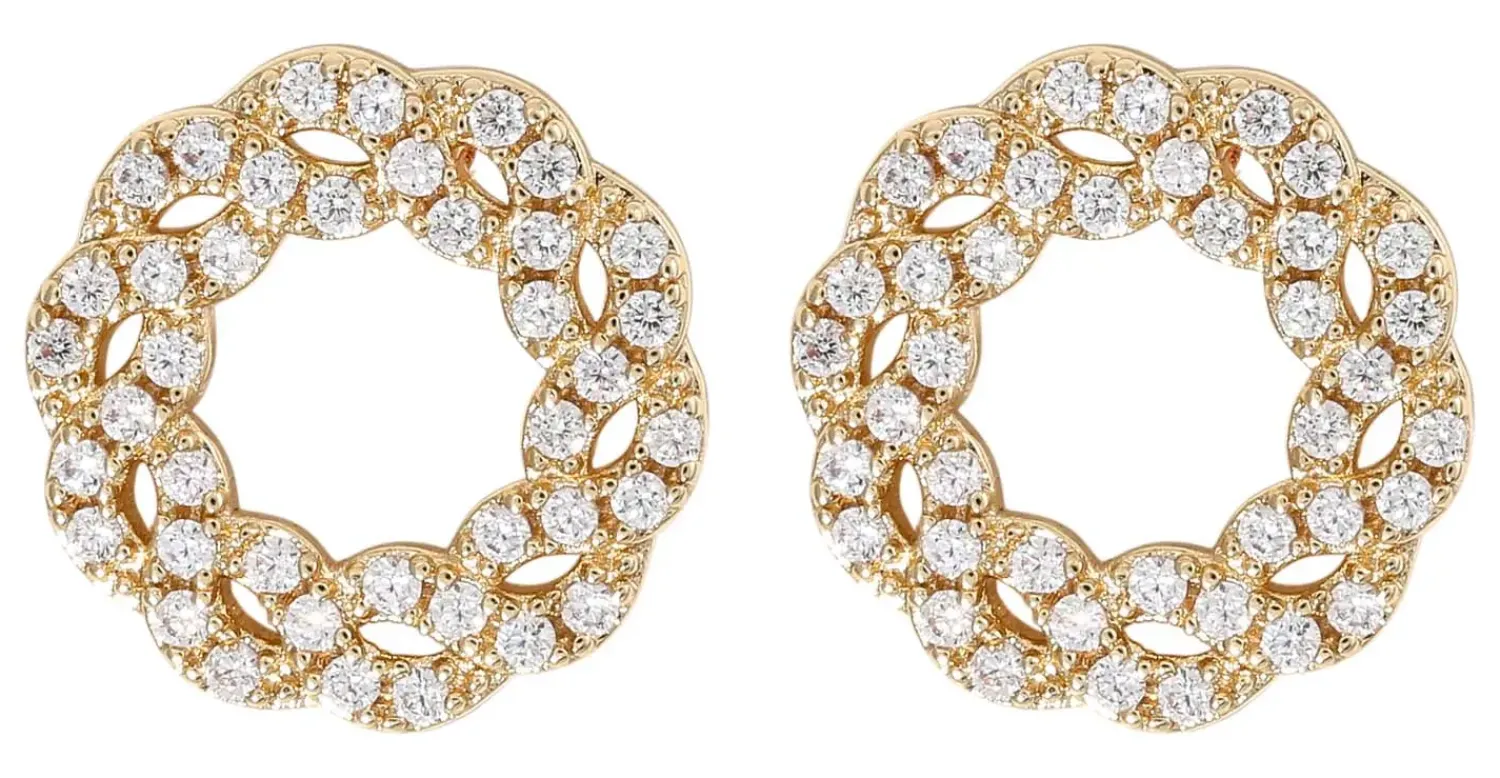 Bijou Brigitte Ohrringe Gold|Ohrstecker>Ohrstecker - Luminous Circles gold