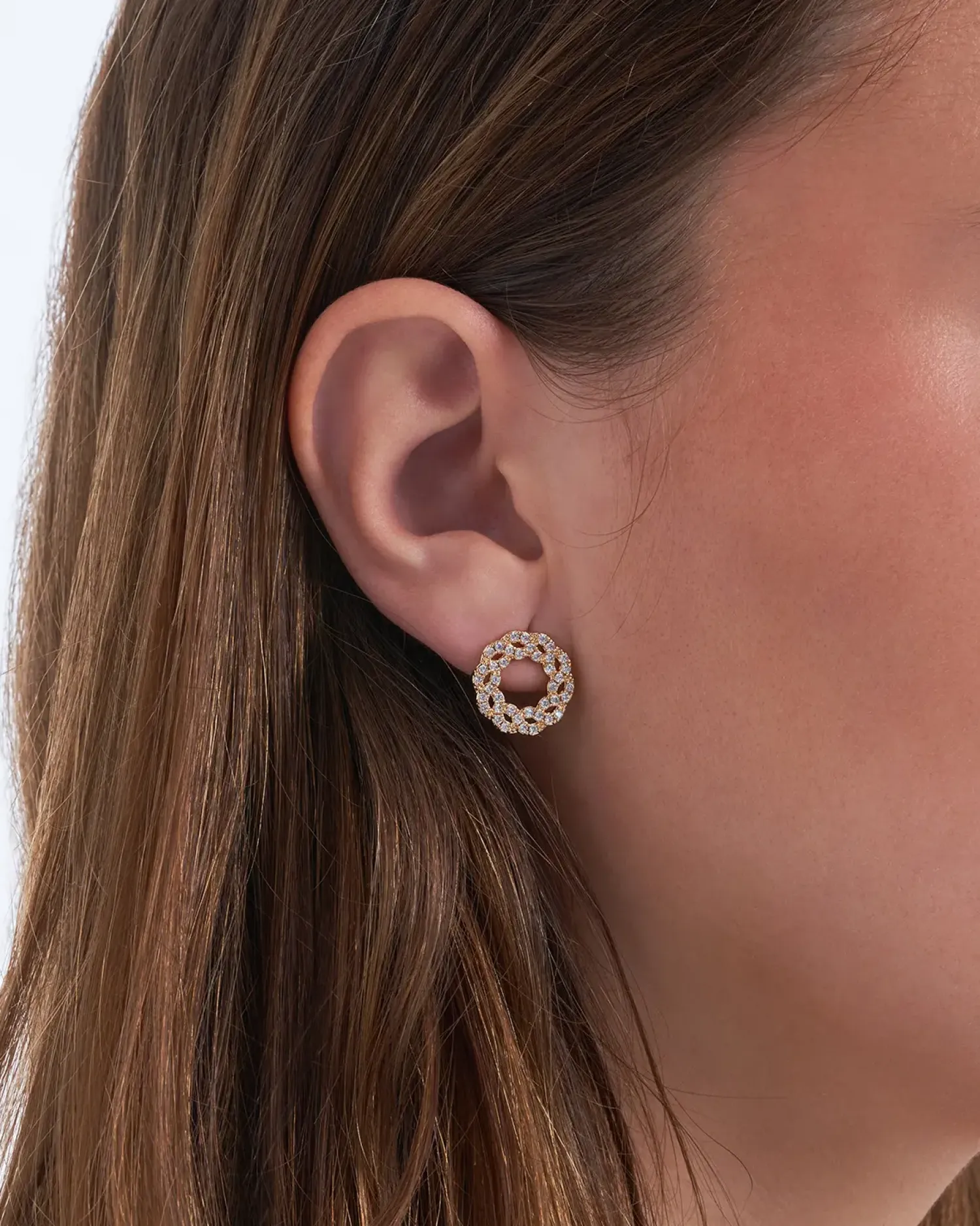 Bijou Brigitte Ohrringe Gold|Ohrstecker>Ohrstecker - Luminous Circles gold