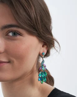 Bijou Brigitte Ohrstecker|Bunter Schmuck>Ohrstecker - Luminous Garden mehrfarbig, grün
