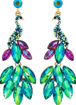 Bijou Brigitte Ohrstecker|Bunter Schmuck>Ohrstecker - Luminous Garden mehrfarbig, grün