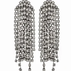 Bijou Brigitte Ohrstecker>Ohrstecker - Midnight Tassel schwarz