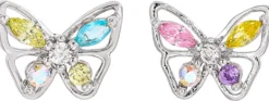 Bijou Brigitte Ohrringe 925Er Silber|Ohrringe 925Er Silber>Ohrstecker - Mindful Sparkle mehrfarbig, silber